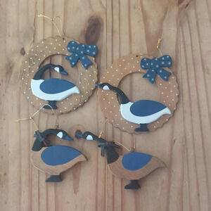 Vintage Christmas Ornaments set of  4